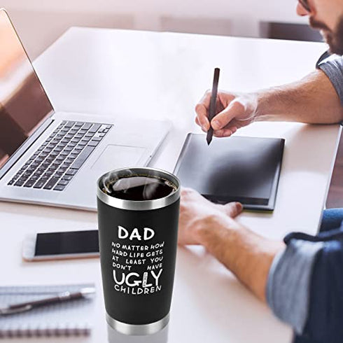 Fathers Day Tumblers Gift  20 OZ Tumbler Travel Mug